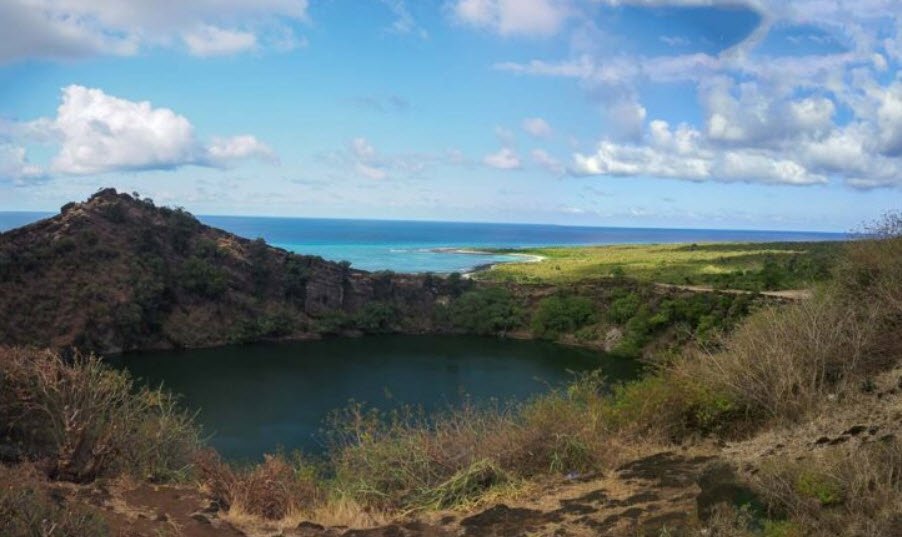 Dziani Boundouni Crater Lake, Anjouan (Nzwani), Comoros